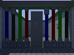 カラフルな神殿からの脱出