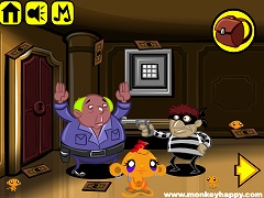 Monkey Happy Stage 369 - Bank Robbery Theme