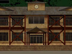 可惜夜の愛州中学校