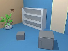 二部屋からの脱出