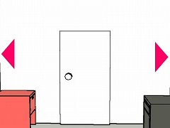 赤白黒の部屋から脱出するゲーム