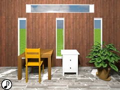 脱出に挑戦！　#51　スキーの板のある部屋