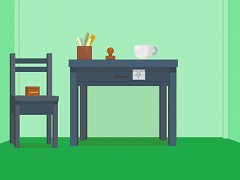 恋文を書かされる部屋からの脱出