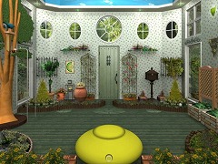 04 青い芋虫と茸