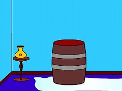 大きなタルのある部屋からの脱出2nd