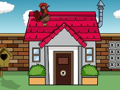 Cute Green Parrot Escape