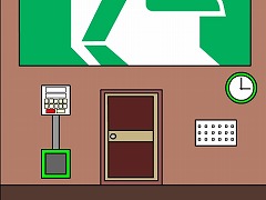 謎１脱出（緑のパス）