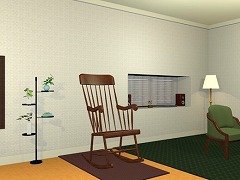 room17 揺り椅子のある部屋