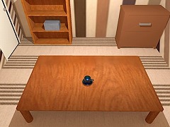 縞模様の部屋からの脱出