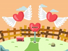 羽根ハート
