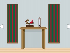 ガリレオ温度計のある部屋