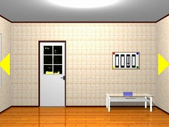 模様のある窓の部屋からの脱出３