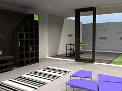 語らいベンチをのぞむ部屋