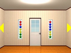 模様のある窓の部屋からの脱出２