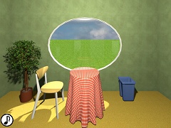 脱出に挑戦！　#79　牡丹餅のある部屋