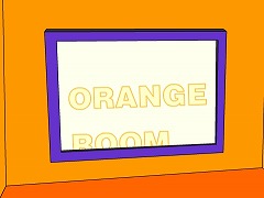 オレンジ色の部屋からの脱出