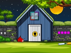 Blue Wood Cabin Escape