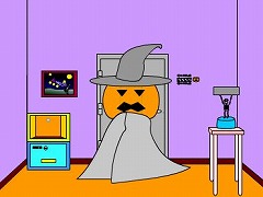 カボチャが立ち塞がる部屋からの脱出