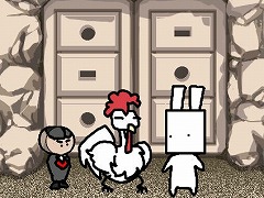 隠し岩場の凸凹トリオ