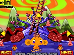 Monkey GO Happy Valentines