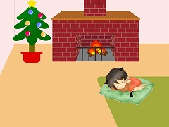 黒猫ちゃんと飼い主くんのクリスマス