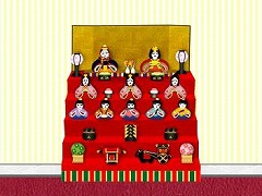 ３ニャンのひな祭り