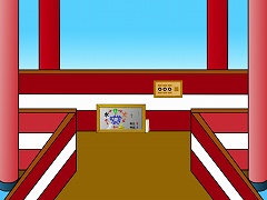 水上に浮かぶ回廊からの脱出