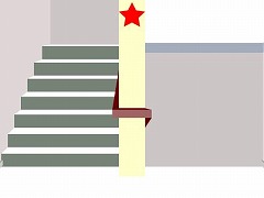 ピクトさんをさがせ！138（学校の階段編）