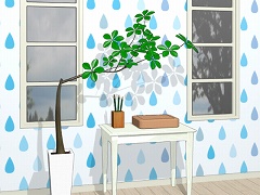 脱出ゲーム　雨の日の部屋にて