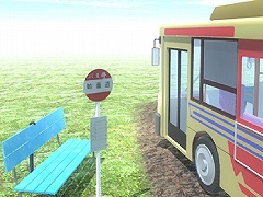 脱出ゲーム バス停のある道