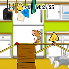 Tom and Jerry Rig-a-Bridge