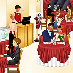 ロマンティックレストラン