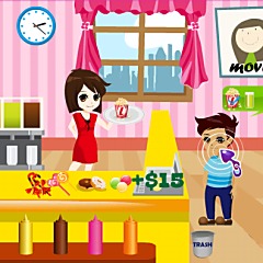 Popcorn Machine Serve