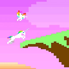 Retro Unicorn Attack