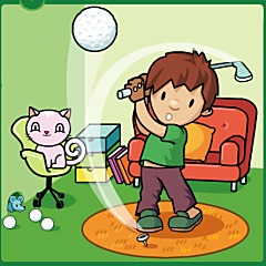 リビングルームミニゴルフ