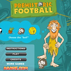 原始人のサッカー
