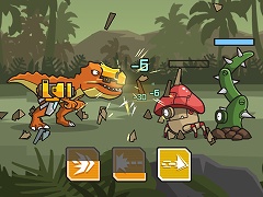 CyberDino T-Rex vs Robots