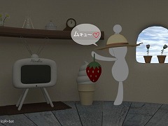 ポンポン星人 海の家 お出かけ編