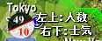 人数・士気