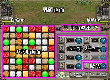 パズル・戦闘