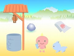 スイカにポコリ