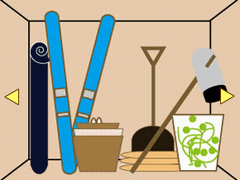 物置小屋からの脱出