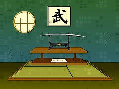 和風な部屋からの脱出