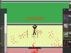 When he jump, he go up like this