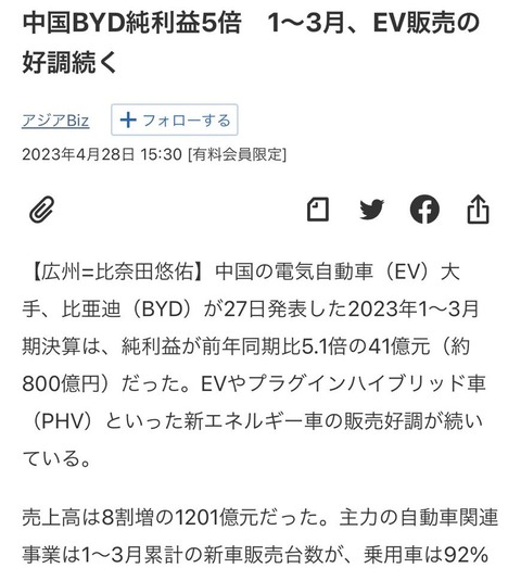 中国BYD