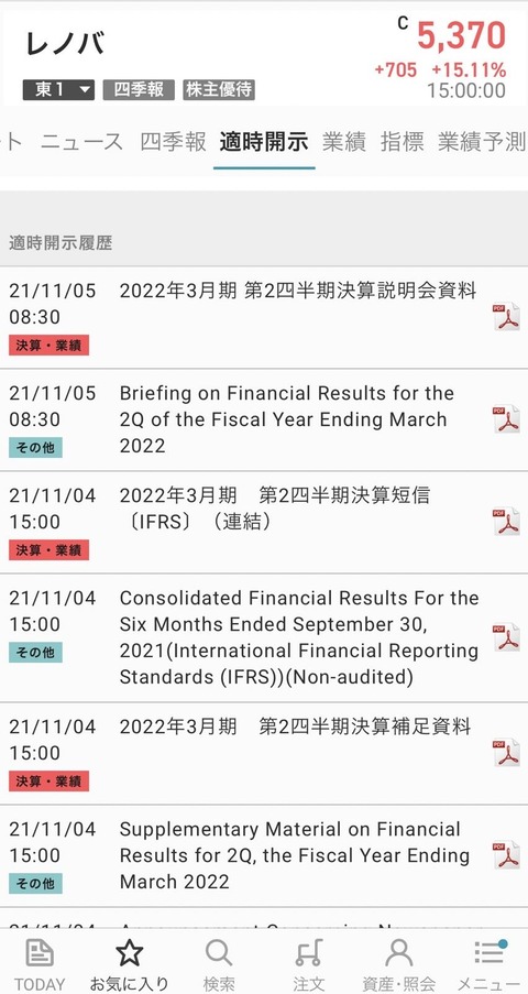 レノバ決算短信