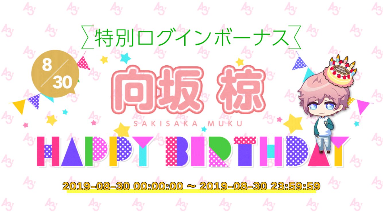 誕生日企画 向坂椋くんで攻略する A3 を効率的に攻略する