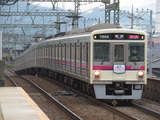 京王電鉄7000系電車(中河原駅にて、'23.10.05撮影)