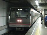 大阪市交通局21系電車(なんば駅にて、'11.05.09撮影)