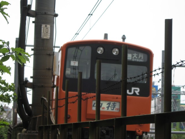 久々の201系定期運用を撮…ろうとしたんだけど…（2010/04/29） : トイレ